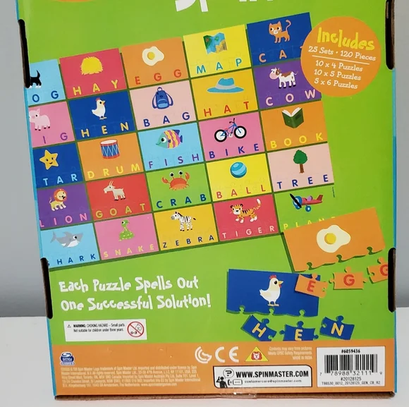 Spell It Out puzzle, Match Your Math puzzle,Ready for School ages 2-5 yes. New - Picture 5 of 14